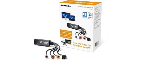Avermedia Video converter analoog digitaal USB WIN10 EZMaker 7