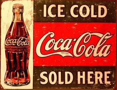 Coca Cola Ice cold sold here